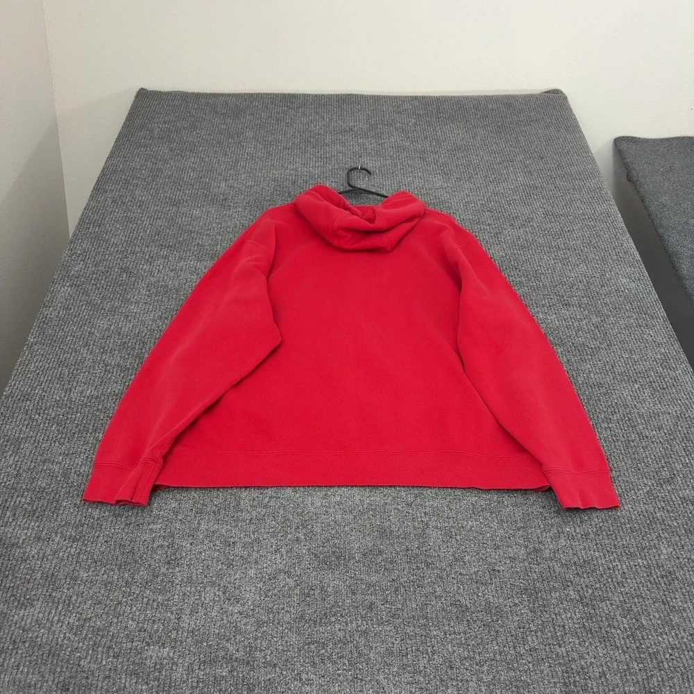 NFLPA Nike Hoodie Mens XXL Red Cotton Polyester Fleece Sportswear Athletic Style